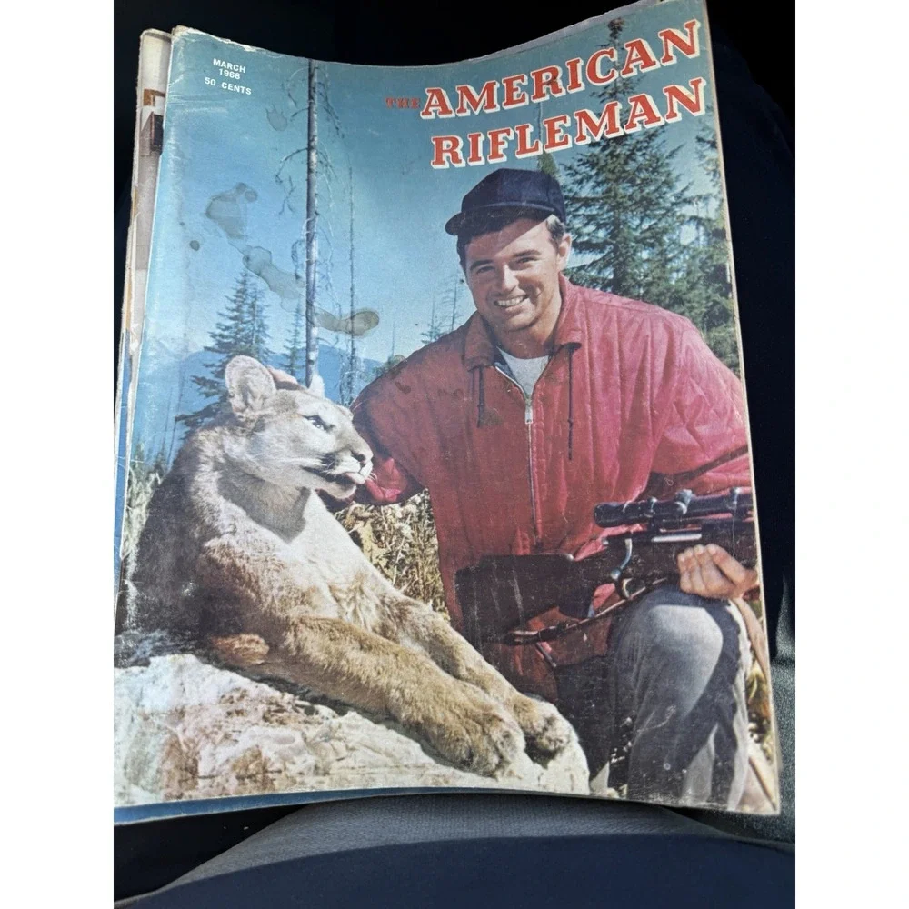 Vintage The American Rifleman Magazine, February, March, October 1968 (lot of 3)